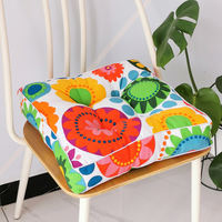 Coarse cloth round cushion for meditation, square student seat cushion, fabric thickened 8 cm, balcony bay window, tatami window sill thumbnail 5