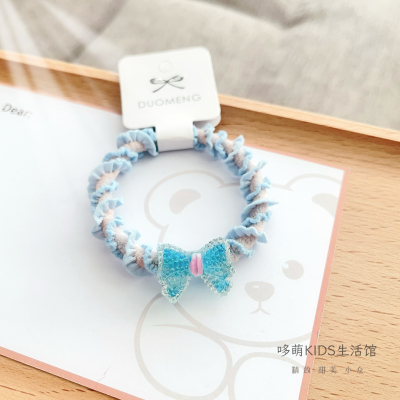 儿童发饰可爱皇冠蝴蝶结发圈女童扎头发绳头绳女孩皮筋发绳扎马尾