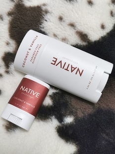 现货 美国native deodorant止汗膏香体膏75g正装/10g便携装