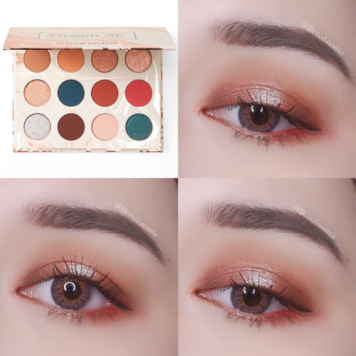 美国官网购入K妹推荐 Colourpop卡泡限量合作12色眼影盘 Dream st