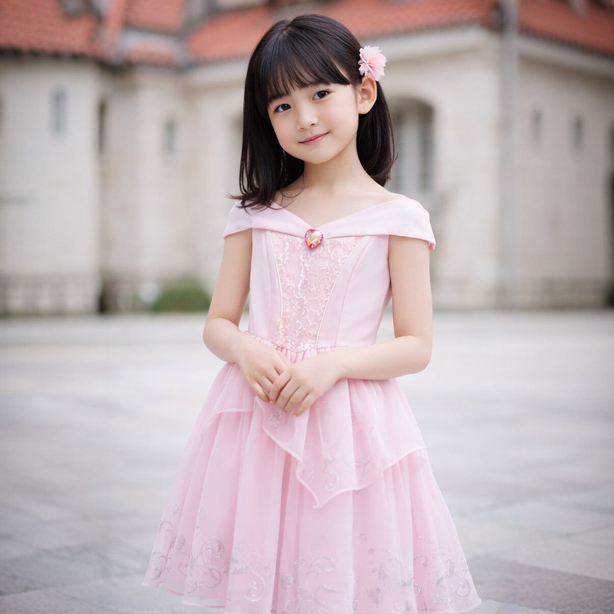 迪士尼正版授权冰雪奇缘爱莎公主裙女童夏无袖连衣裙艾莎COS礼服图片