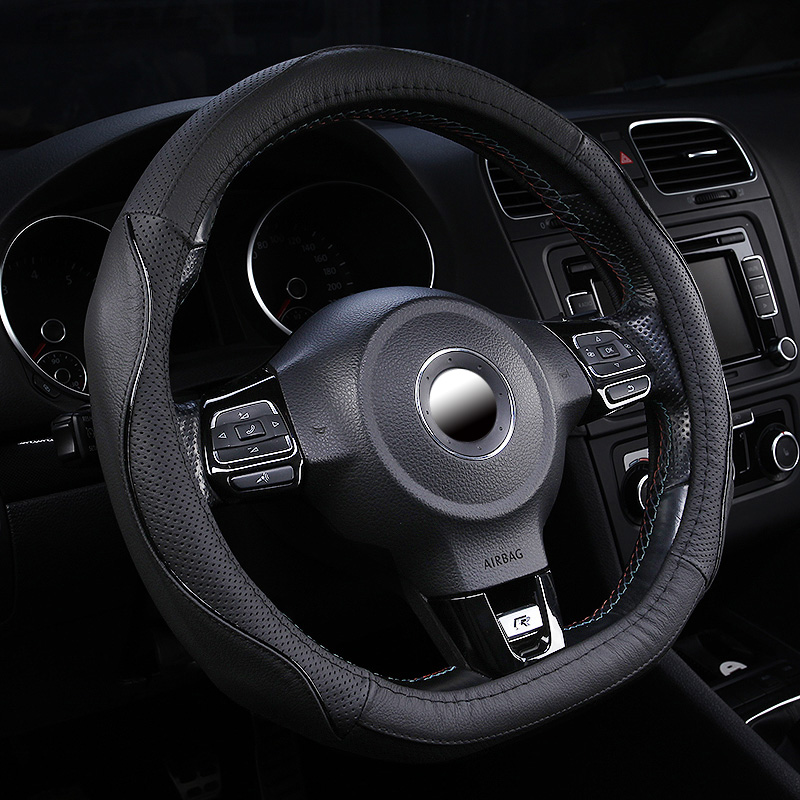 16 18 19年帝豪GL帝豪GS远景x3远景s1远景SUV真皮汽车方向盘套