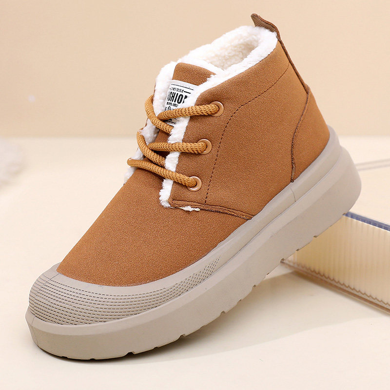 2025冬季新款老北京棉鞋女高帮加绒绵羊毛雪地靴保暖防滑女士靴子,女鞋,时尚雪地靴,淘宝优惠券,粉丝福利购,淘宝优惠卷