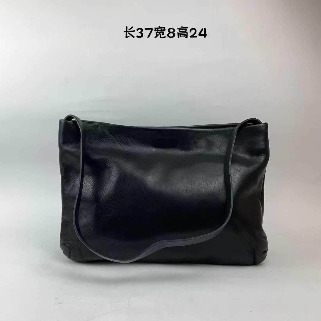 牛家植鞣头层牛皮极简风真皮女包