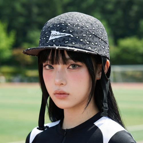 豹纹防晒防水显脸小鸭舌帽女款