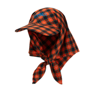 头巾帽子格子棒球帽女2025新款 遮阳帽女防晒防紫外线帽子女鸭舌帽