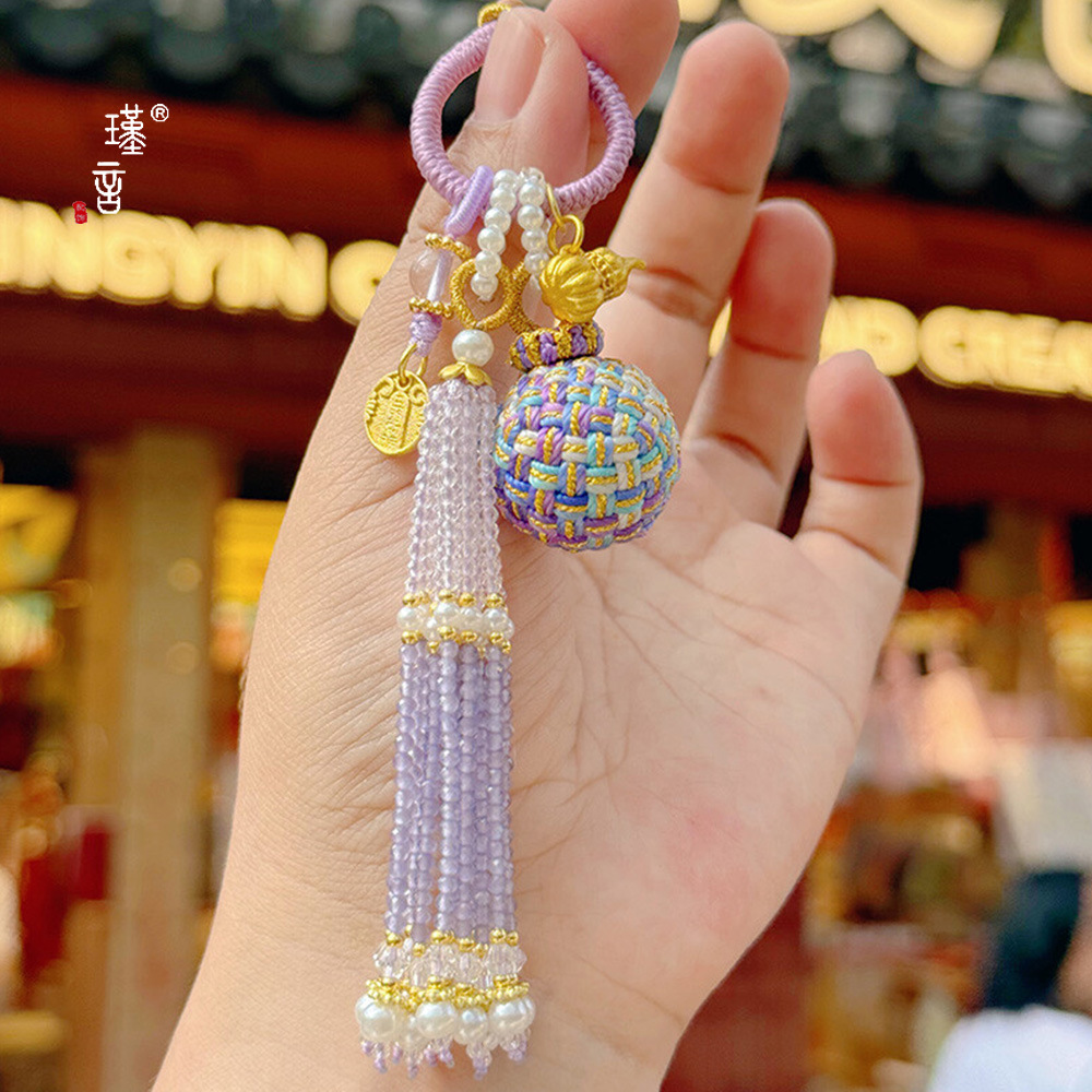 瑾言金店同款手工编织有球必应球