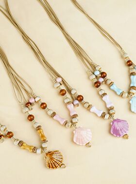 景德镇陶瓷海洋系项链毛衣链学生