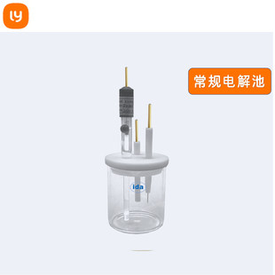 常规电解池C002玻璃电极普通电解槽三电极四氟盖子