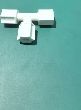 PP卡套三通 塑料三通耐酸碱塑料软管接头JOSOT接头