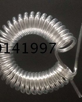 JOSOT高端PU气管 5*8线圈软管 透明线圈管 透明弹簧管 伸缩管