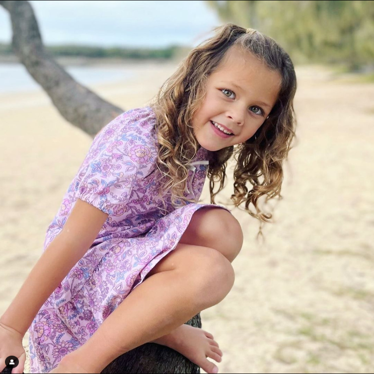 外贸童裙澳单女孩短袖连衣裙