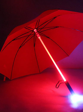 LED中棒灯光发光雨伞七