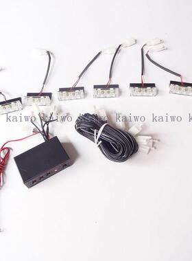 5105-6爆闪 3LEd X61 汽车中03016网爆闪3LED灯摩托车爆闪灯 DC