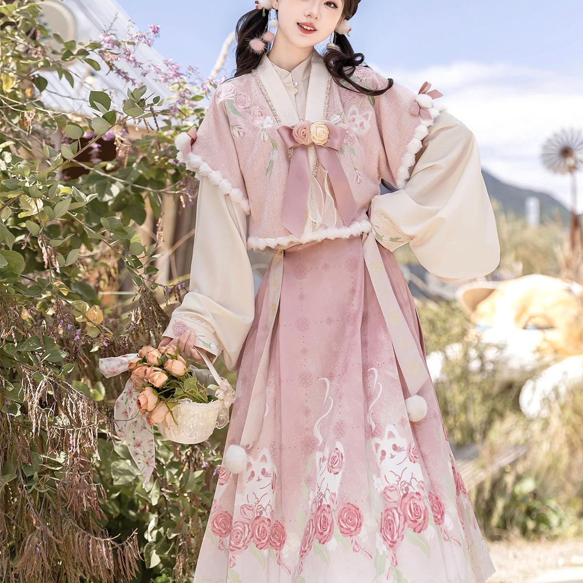 玫瑰喵喵原创上衣马面裙倚梦阁