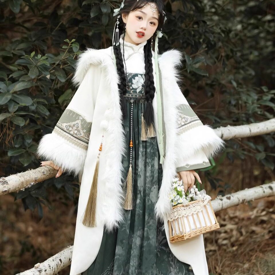 巫山流岚原创连衣裙外套吊带裙