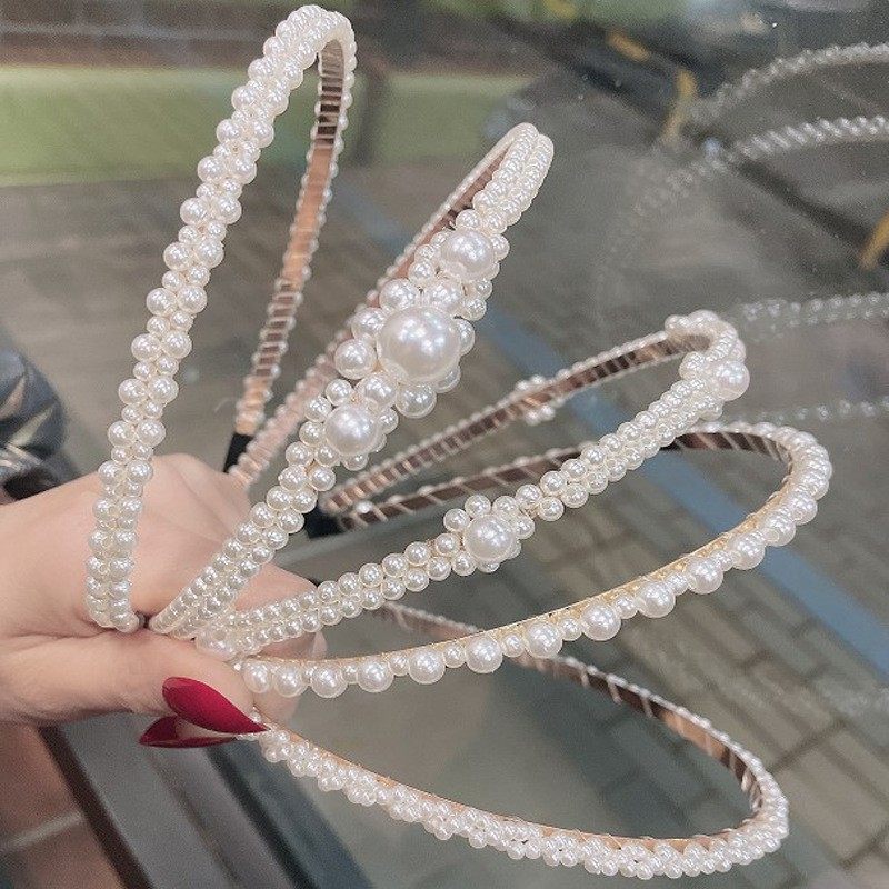 网红感手工珍珠发箍韩版气质百搭压发头箍新款鱼线穿珍珠发卡发饰,美发护发/假发,假发发箍,淘宝优惠券,粉丝福利购,淘宝优惠卷