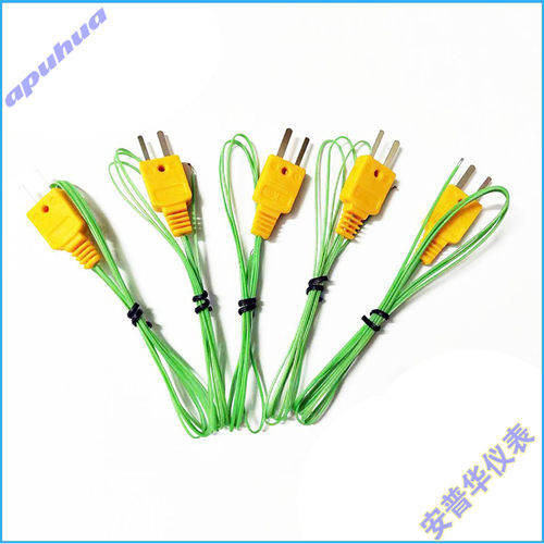 绿色探头TES1310热电偶测温线K型
