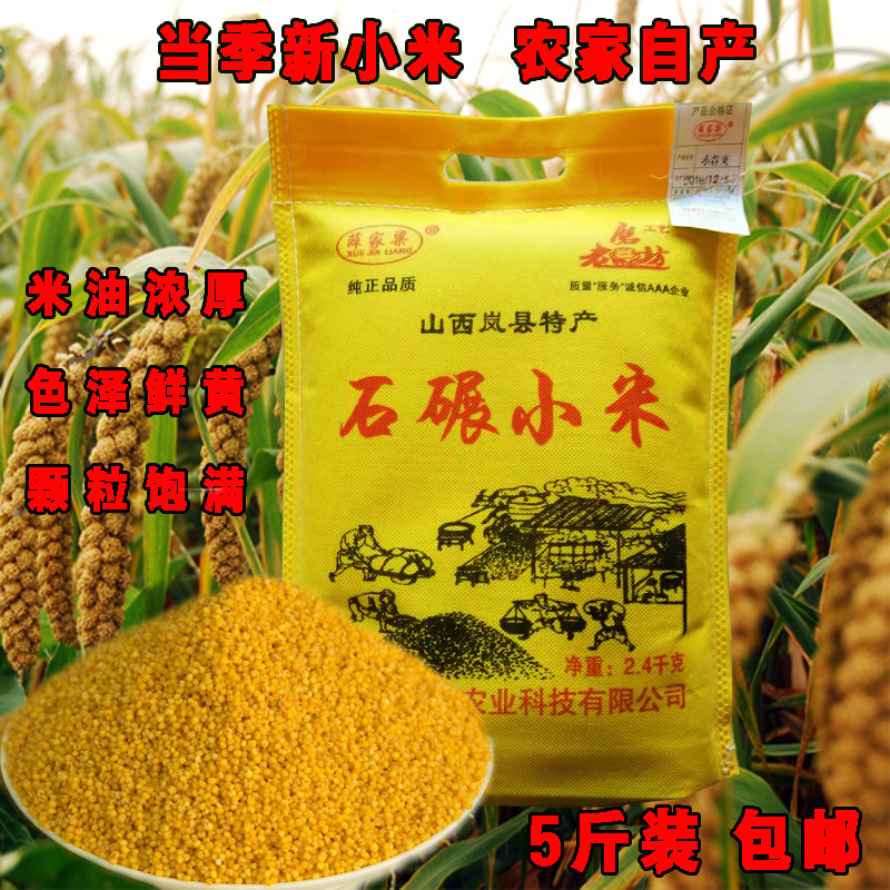 山西特产黄小米 小黄米新米5斤小米