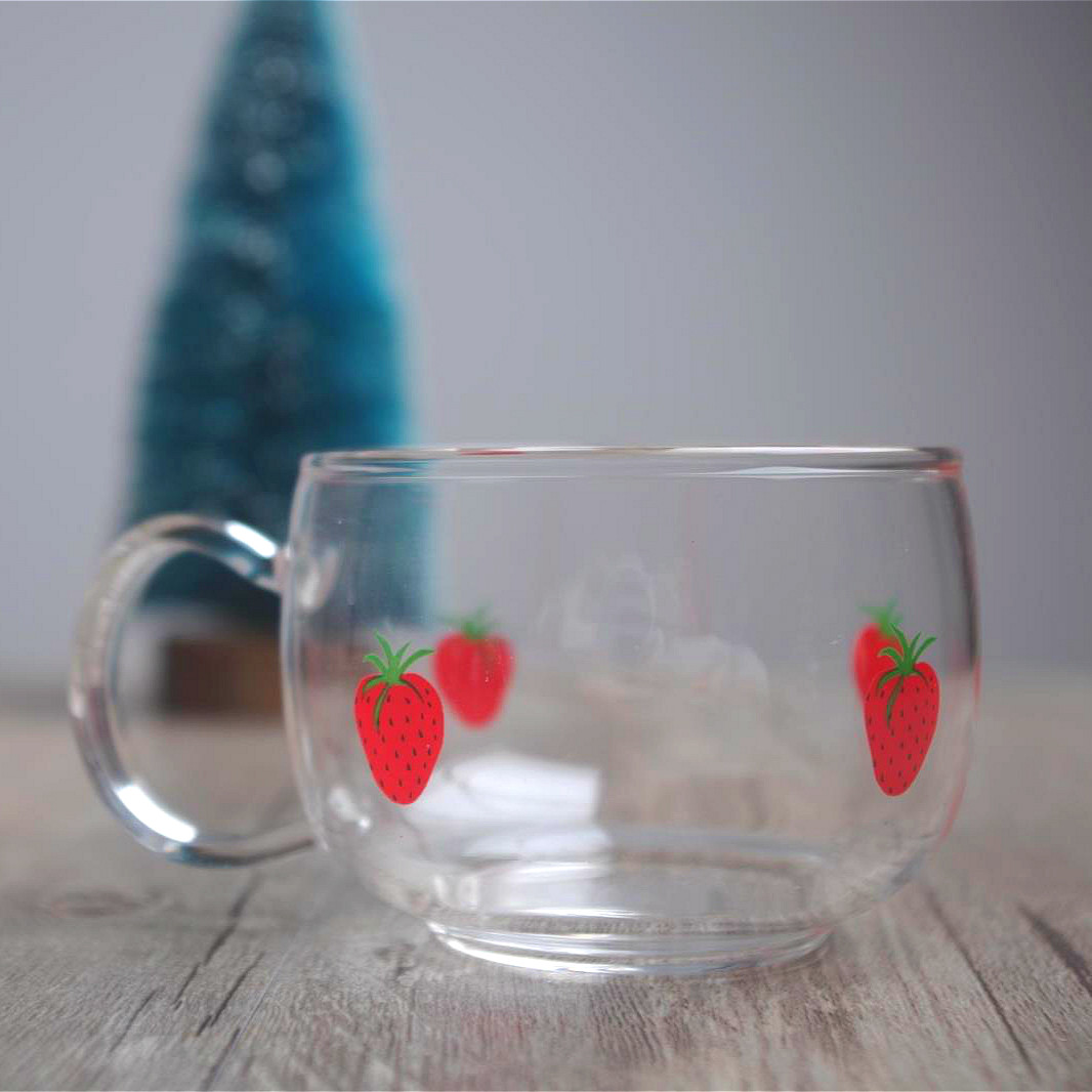 高硼硅手工耐热玻璃杯子/简约精致小咖啡杯茶杯果汁杯透明水杯