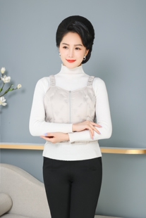 紧身 内搭气质2025新款 川冠思羽女式 羽绒服羽绒马甲吊带背心时尚