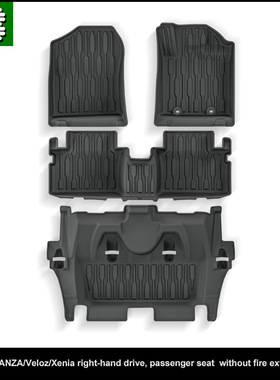 适用于23款Avanza丰田Veloz大发Xenia 右舵汽车脚垫全TPE脚垫外贸