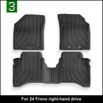 适用于24款铃木Fronx汽车脚垫右舵专用脚垫防滑全环保TPE脚垫外贸