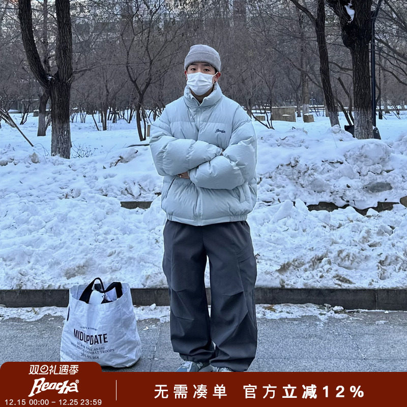 「加厚羽绒」25冬90白鸭绒羽绒服