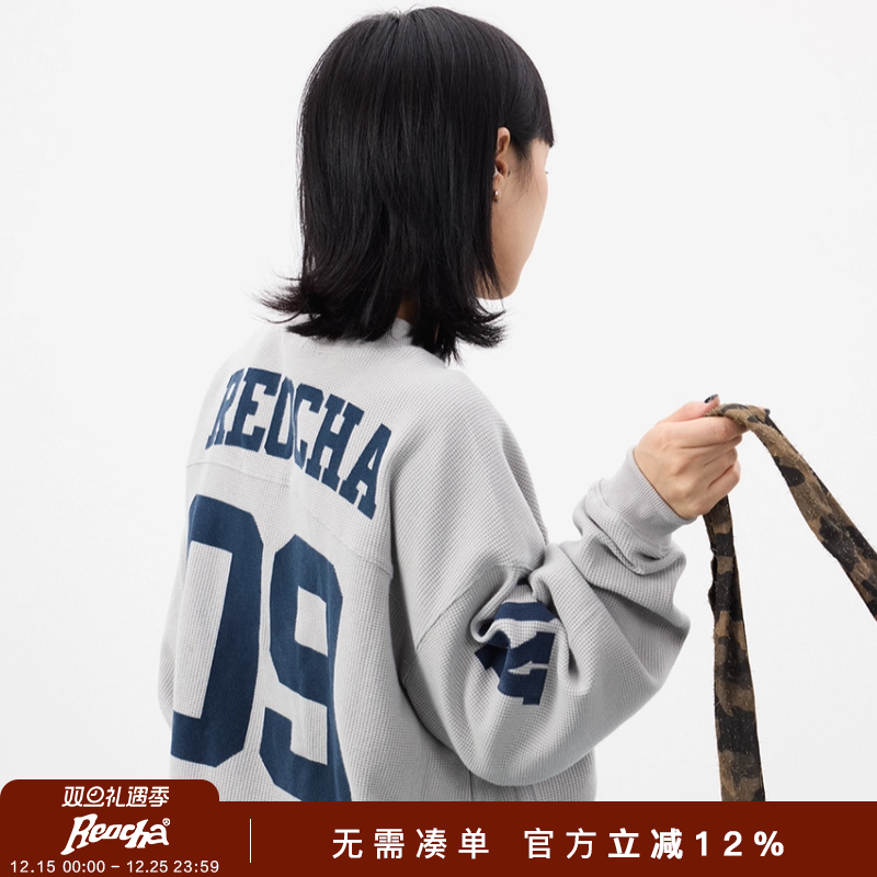 美式运动橄榄球服卫衣男