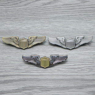 大号美国空军航空战斗投弹手轰炸机陆战伞兵伞降航空兵徽章