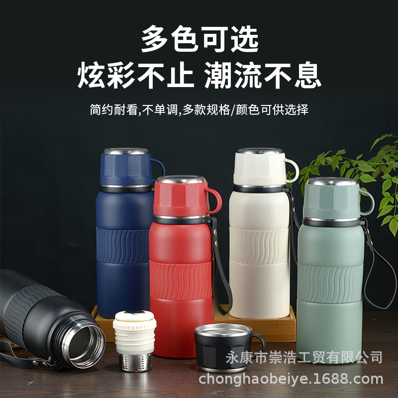简约316不锈钢大容量便携保温杯高颜值男女户外手提运动水壶