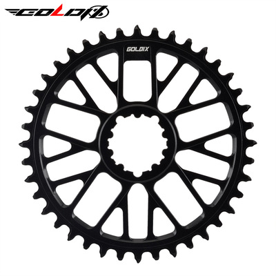GOLDIX超轻型山地公路自行车曲柄镂空盘片GXP规格正负齿链轮