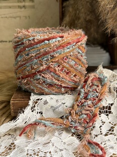 咿唔手混线-复古油画风敦煌风特色钩针棒针编织毛线围巾帽子包包