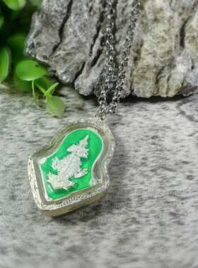 吊坠纯银正品项链泰牌