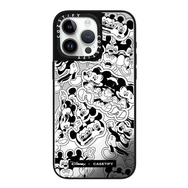 满屏分身米奇适用cozstify手机壳苹果iPhone16promax手机壳15pro14磁吸13镜面12保护壳香港潮牌