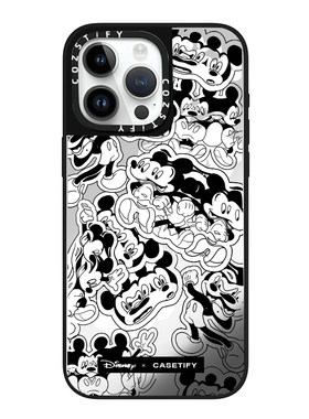 满屏分身米奇适用cozstify手机壳苹果iPhone16promax手机壳15pro14磁吸13镜面12保护壳香港潮牌手机保护套