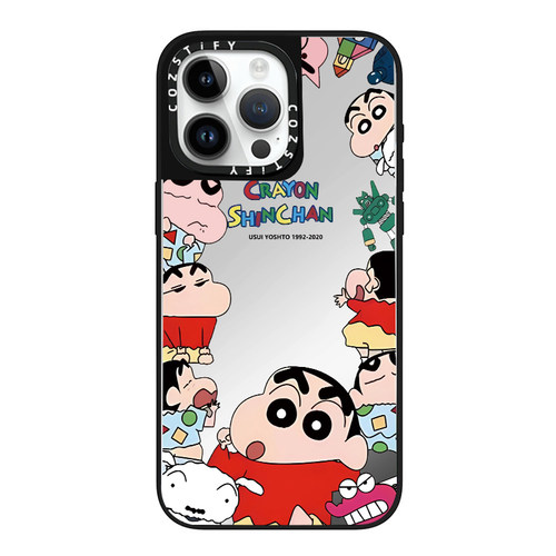 边框蜡笔小新适用cozstify手机壳苹果iPhone16promax手机壳15pro14磁吸13镜面12保护壳香港潮牌手机保护套苹