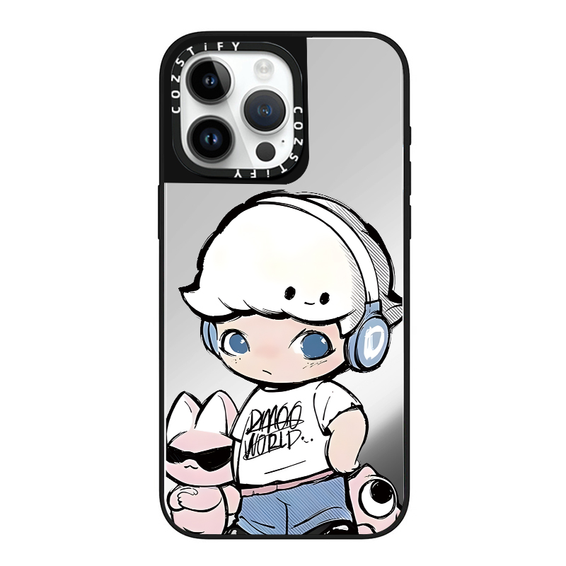 眼镜狐狸男孩适用cozstify手机壳苹果iPhone16promax手机壳15pro14磁吸13镜面12保护壳香港潮牌手机保护套