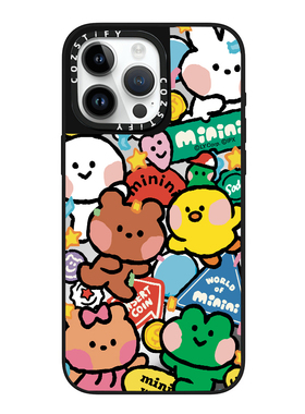 挤不下的minin适用cozstify手机壳苹果iPhone16promax手机壳15pro14磁吸13镜面12保护壳香港潮牌手机保护套