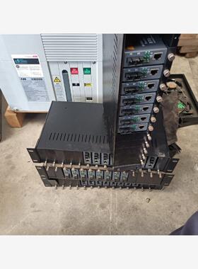 双电源14槽光纤收发器机箱 里面配 八个htb-1100s-