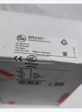 Ifm SR2301 易福门全新流量传感器的控制显示器件