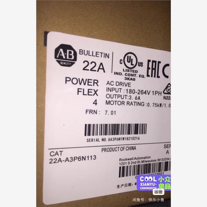 22A-A3P6N#PLC变频器