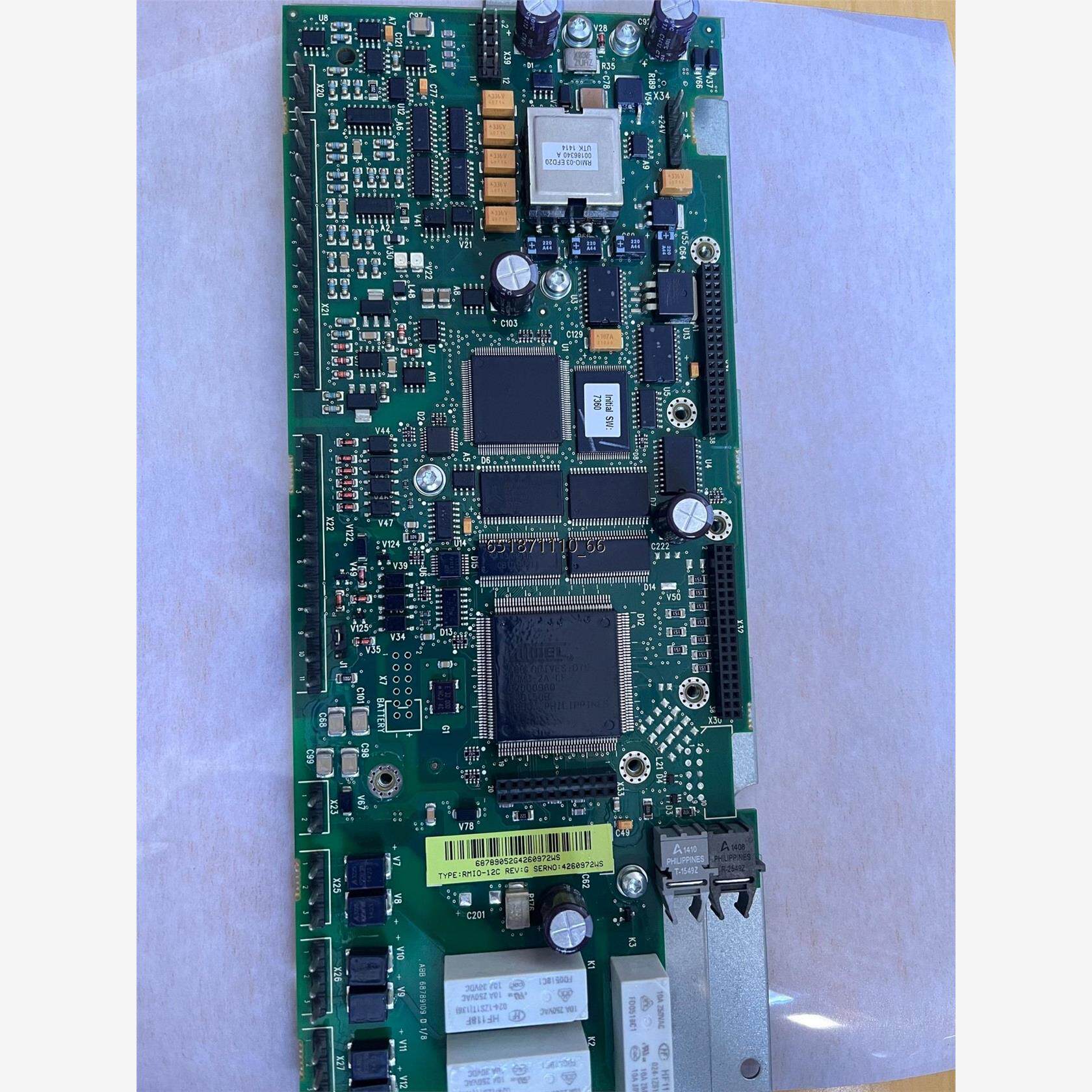 ABB800变频器 主板I/O板 RMIO-12C 带光纤口