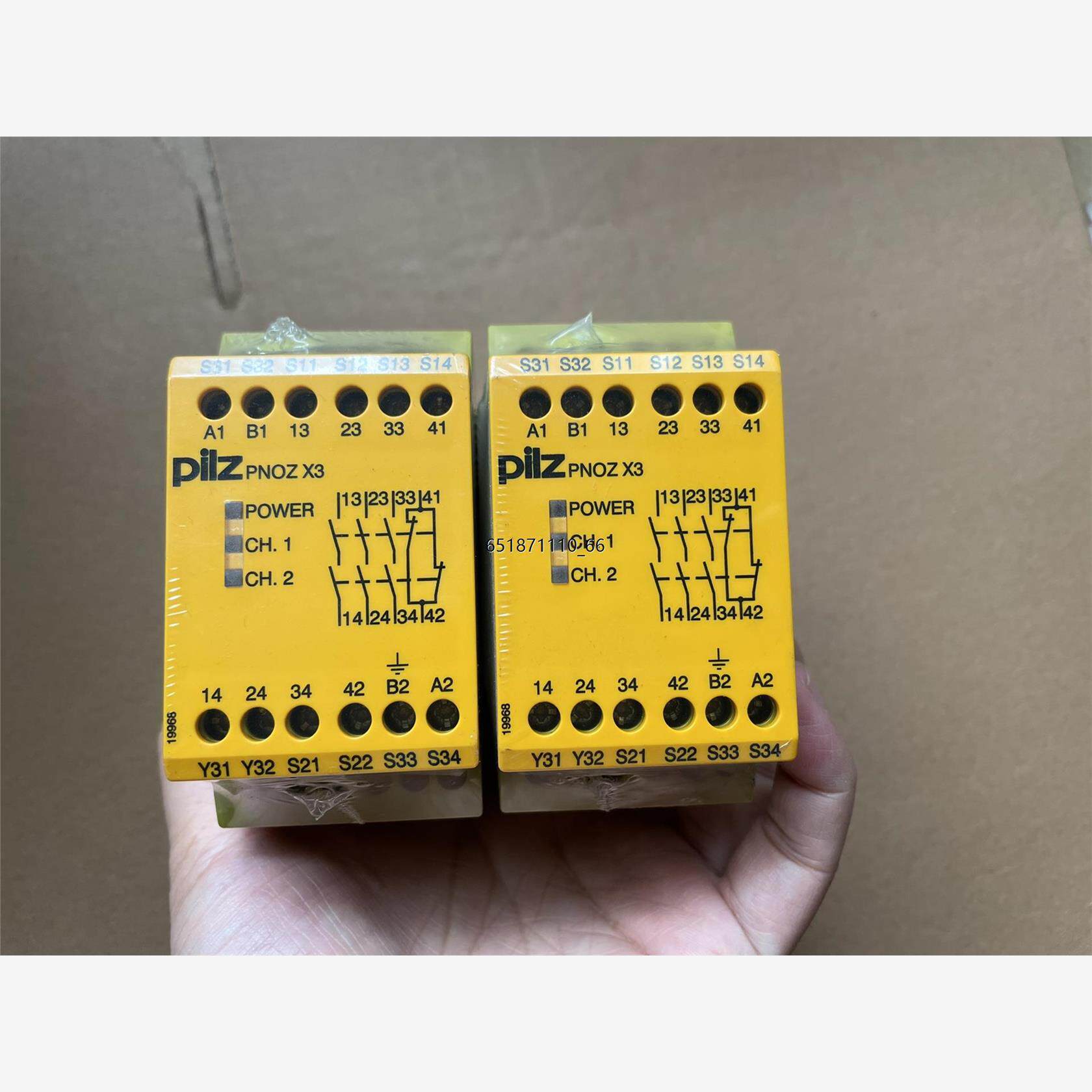全新皮尔兹pilz安全继电器 PNOZ X3 订货号7743 - 实物图