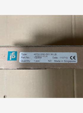 132959 全新倍加福安全栅 KFD2-SR2-Ex1.W