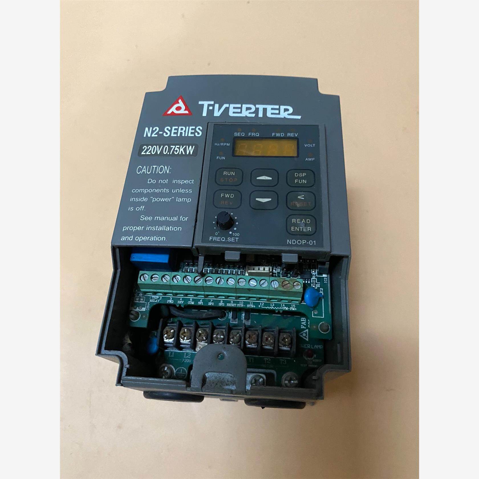 拆机台安n2变频器n2-201-h(1hp)