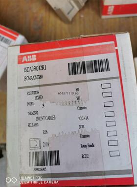 ABB塑壳断路器S2X80 3P. 16A正品全新