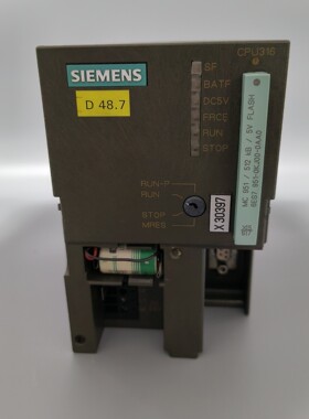 西门子CPU 316-1AG00-0AB0，没盖子，成色可以