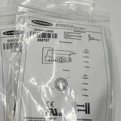 BANNER邦纳QS18VP6AF350Q5全新原装