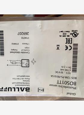 BOS01TT光电传感器BOS 12M-PS-PR10-S4